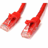 StarTech 2m Cat6 Gigabit Snagless RJ45 UTP Patch Cable (M/M), Red - N6PATC2MRD