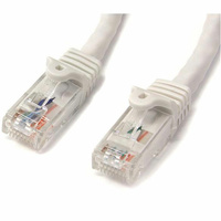 StarTech 2m Cat6 Gigabit Snagless RJ45 UTP Patch Cable (M/M), White - N6PATC2MWH