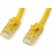 StarTech 2m Cat6 Gigabit Snagless RJ45 UTP Patch Cable (M/M), Yellow - N6PATC2MYL
