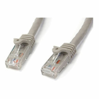 StarTech 3m Gray Snagless UTP Cat6 Patch Cable - N6PATC3MGR