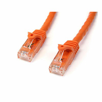 StarTech 3m Orange Snagless UTP Cat6 Patch Cable - N6PATC3MOR