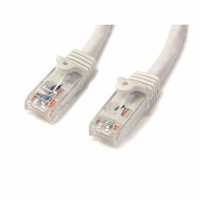 StarTech 3m White Snagless UTP Cat6 Patch Cable - N6PATC3MWH