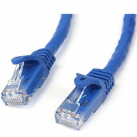 StarTech 0.5m Cat6 Gigabit Snagless RJ45 UTP Patch Cable (M/M), Blue - N6PATC50CMBL