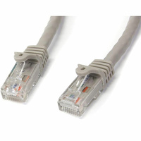 StarTech 5m Cat6 Gigabit Snagless RJ45 UTP Patch Cable (M/M), Gray - N6PATC5MGR