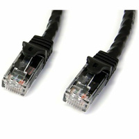 StarTech 7m Cat6 Gigabit Snagless RJ45 UTP Patch Cable (M/M), Black - N6PATC7MBK