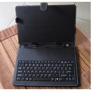 LEADER Tablet 7.9 Case+USB KB Black with clips. Micro USB 7.85'