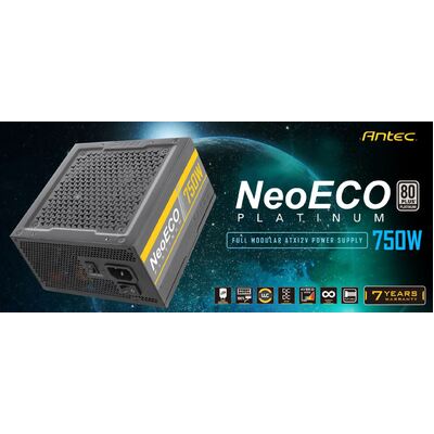 Antec NE750-Platinum NeoEco 750W 80+ Fully Modular