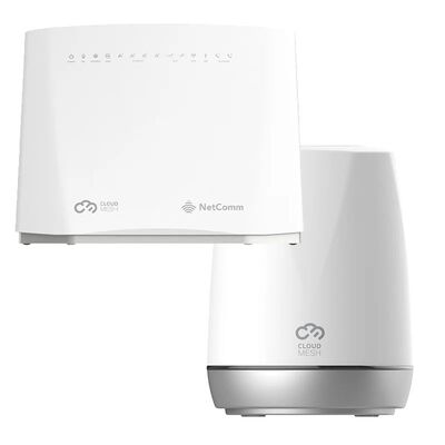 Netcomm NF20MESH CloudMesh ADSL/VDSL NBN , Bundle with Netcomm Cloudmesh Satellite NS-02