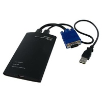 StarTech KVM Console to USB 2.0 Portable Laptop Crash Cart Adapter - NOTECONS01
