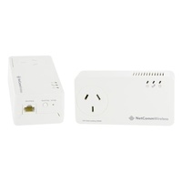 Netcomm NP511 500Mbps Powerline Kit with AC Pass-through