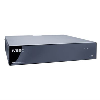 IVSEC NR6256EXA NR6256EXA NVR 256 CHANNELS 2 ETHERNET PORTS 16 BAYS H265  4 BY 4K HDMI