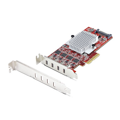 STARTECH P10Q4C-USB-CARD-LP 4-PORT USB TYPE-C PCIE CARD USB-C 10GB