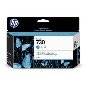 HP730 130ML DesignJet Ink Cartridge - Cyan (P2V62A)