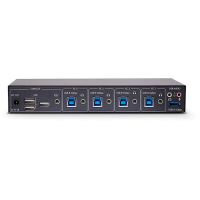STARTECH P4A20132-KM-SWITCH 4-Port USB/KM Switch with Mouse Roaming