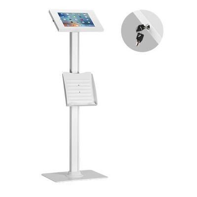 Brateck PAD34-04 Anti-Theft Tablet Floor Stand with Catalogue Holder