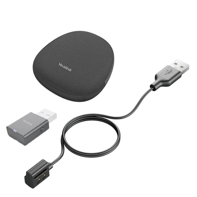 Yealink PAK-WH63/67 Portable Accessory Kit for WH63/67, Carry Case, Charging Cable, WDD60 DECT Dongle, Make DECT Headset Your Hybrid Work Booster