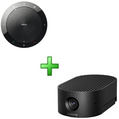 BUNDLE JABRA SPEAK 510+ USB SPEAKERPHONE 7510-309 WITH JABRA PANACAST 20 USB 4K WEB CAMERA