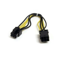 StarTech 8in 6 pin PCI Express Power Extension Cable - PCIEPOWEXT