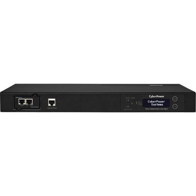 CyberPower PDU15SWHVIEC12ATNET PDU - Switched Auto Transfer Switch - 15 A - 1U - Rack-mountable