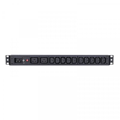 CyberPower-1U Basic PDU (PDU20BHVIEC12Ra) 16Amp input/output - 12x IEC-320 (2-C19 & 10-C13) out