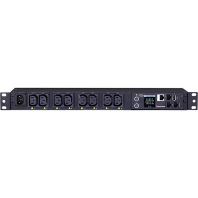 CyberPower PDU81004 PDU - 15 A - 1U Network (RJ-45) - Rack-mountable
