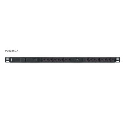 ATEN PE0316SG-AT 0U Basic PDU with Surge Protection