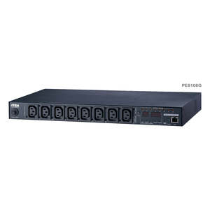 ATEN 15A/10A 8-Outlet 1U Outlet-Metered & Switched eco PDU