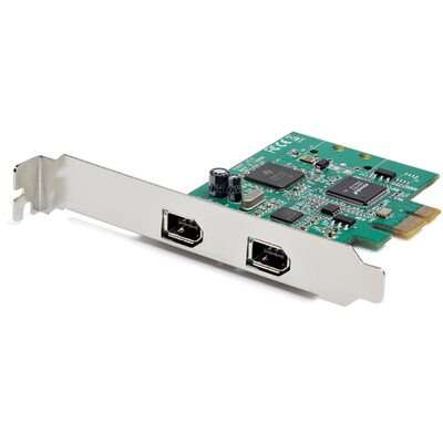 Startech PEX1394A2V2 FireWire Card - PCIe FireWire - 2 Port
