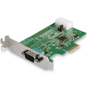 StarTech 1-port PCI Express RS232 Serial Adapter Card, PCIe Serial DB9 - PEX1S953LP