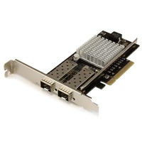 StarTech 2-Port 10G Fiber Network Card with Open SFP+ - PCIe, Intel Chip PEX20000SFPI