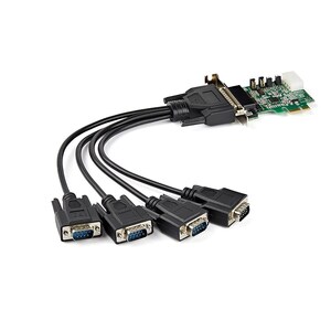 StarTech 4-port PCI Express RS232 Serial Adapter Card