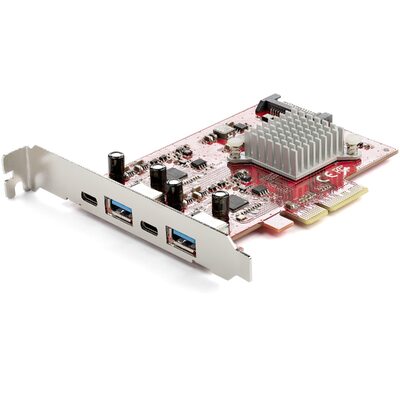 Startech PEXUSB312A2C2V 4-Port USB PCIe Card - 10Gbps 2x USB-C 2