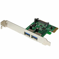 StarTech 2 Port PCIe USB 3.0 Card Adapter w/ UASP - PEXUSB3S24
