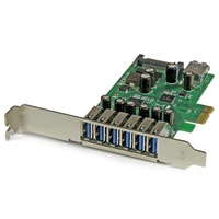 StarTech 7 Port USB 3.0 PCIe Low Profile Adapter Card - PEXUSB3S7