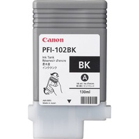 Canon PFI-102BK BLACK INK TANK 130ML FOR IMAGEPROGRAF IPF500, IPF600, IPF650, IPF700