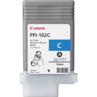 Canon PFI-102C CYAN INK TANK 130ML FOR IMAGEPROGRAF IPF500, IPF600, IPF650, IPF700