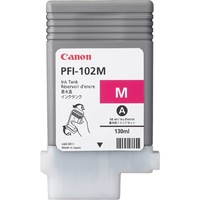 Canon PFI-102M MAGENTA INK 130ML FOR IPF500, IPF600, IPF700 DOES NOT SUIT NEW 50/55 SERIES