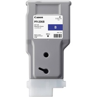Canon PFI-206B LUCIA EX BLUE INK FOR IPF6400, 6450 - 300ML