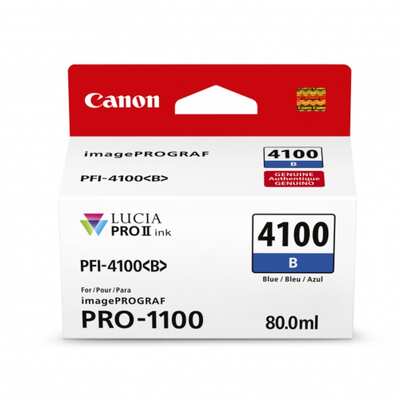 CANON PFI-4100B BLUE INK TANK FOR PRO-1100 80ML