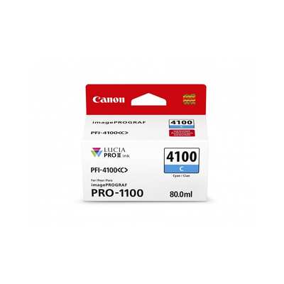 CANON PFI-4100C CYAN INK TANK FOR PRO-1100 80ML