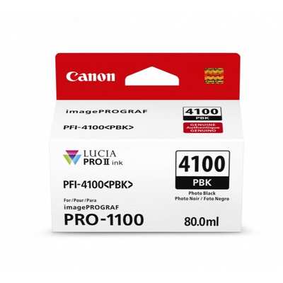CANON PFI-4100PBK PHOTO BLACK INK TANK FOR PRO-1100 80ML