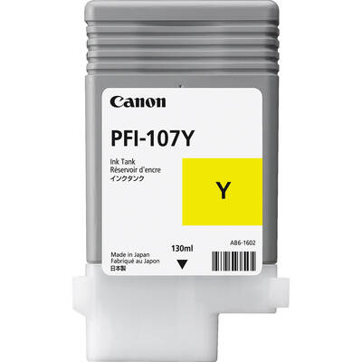 Canon PFI107 Yellow Ink