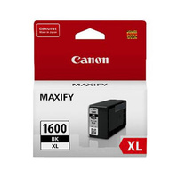 Canon PGI1600XL Black Ink Tank 1200 pages Black
