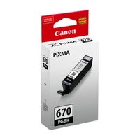 Canon PGI670BK PIGMENT BLACK INK TANK FOR MG5760BK, MG6860 MG7760