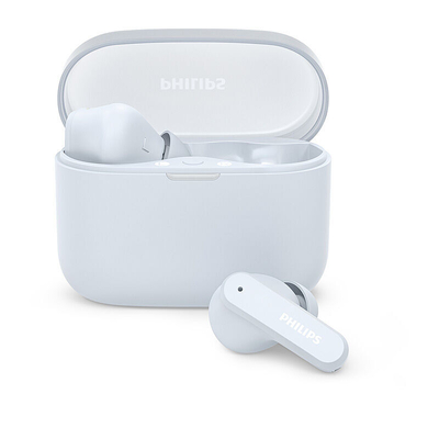 Philips TAT2000WT/97 Wireless Earbuds with Dynamic Bass, White