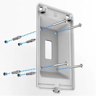 Cambium Networks PL-WALLMNTB-WW Mounting Adapter for e430H or e425 H. Use to mount the AP to a flush surface.