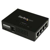 StarTech 4-Port Gigabit Midspan PoE+ Injector - POEINJ4G