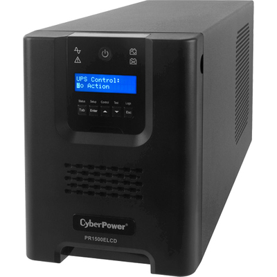 CyberPower Professional Tower PR1500ELCD Line-interactive UPS - 1.50 kVA/1.35 kW - Tower