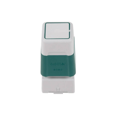Brother 20x20mm Green Stamp – PR2020G6P