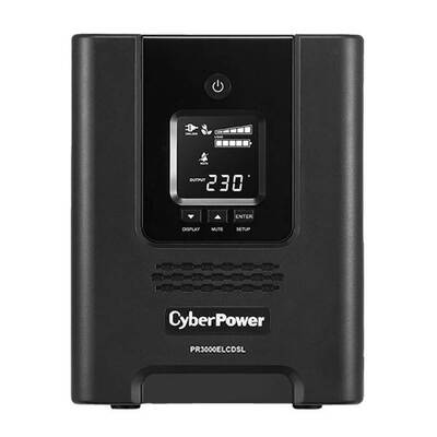CyberPower PR3000ELCDSL Professional Tower 3000VA / 2700W Pure Sine Wave UPS
